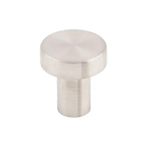 brushed stainless steel knob