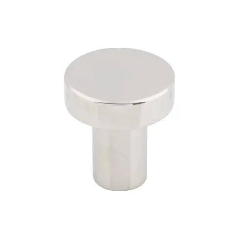 polished stainless steel knob