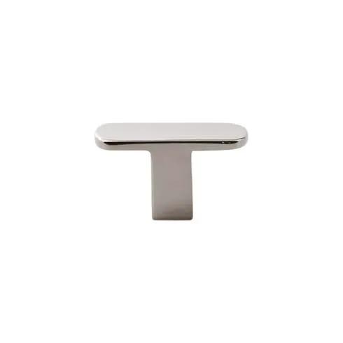 polished stainless steel knob