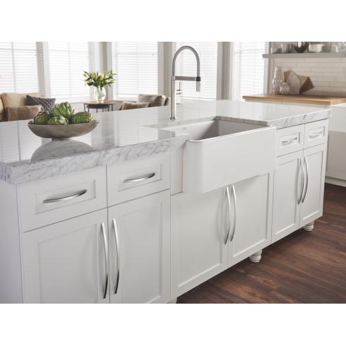 polished stainless steel pull