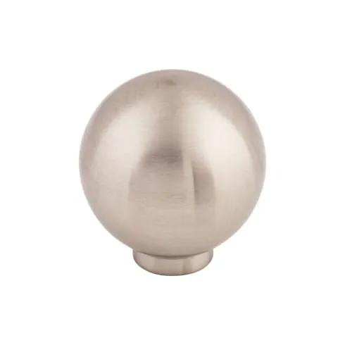 brushed stainless steel knob