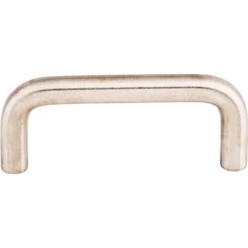 brushed stainless steel knob