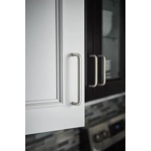 brushed stainless steel knob