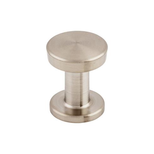 brushed stainless steel knob