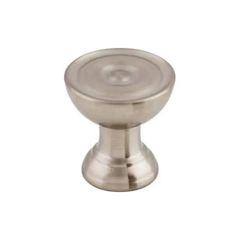 brushed stainless steel knob