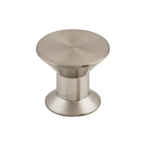 brushed stainless steel knob