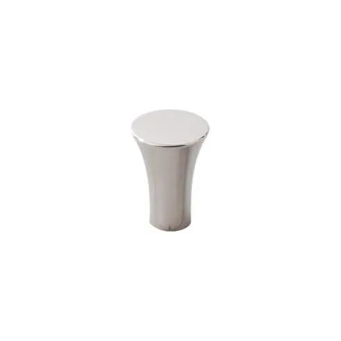 polished stainless steel knob