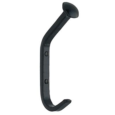black wrought iron nail hook