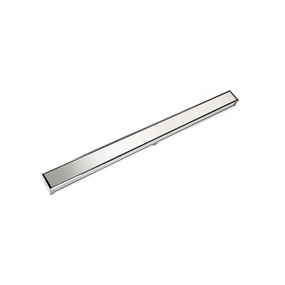 Infinity Drain 72" S-Stainless Steel Series Complete Kit with 2 1/2" Solid Grate by Infinity Drain