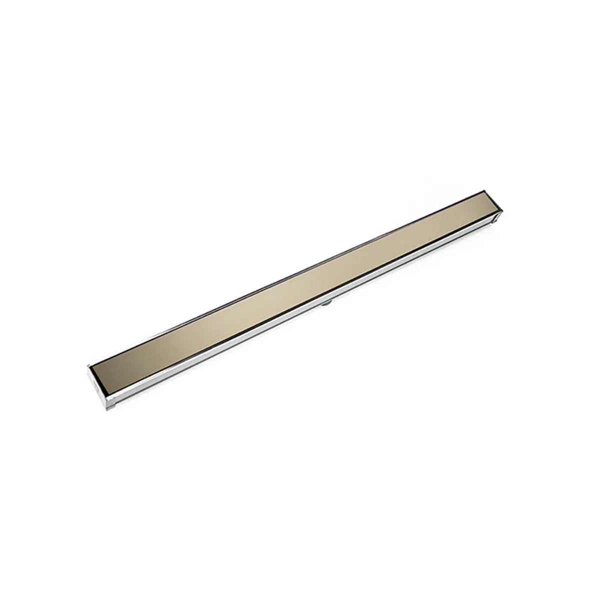 Infinity Drain 48" S-Stainless Steel Series Complete Kit with 2 1/2" Solid Grate by Infinity Drain