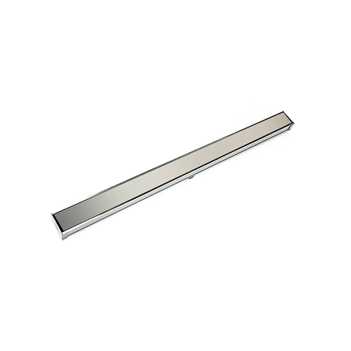 Infinity Drain 72" S-Stainless Steel Series Complete Kit with 2 1/2" Solid Grate by Infinity Drain