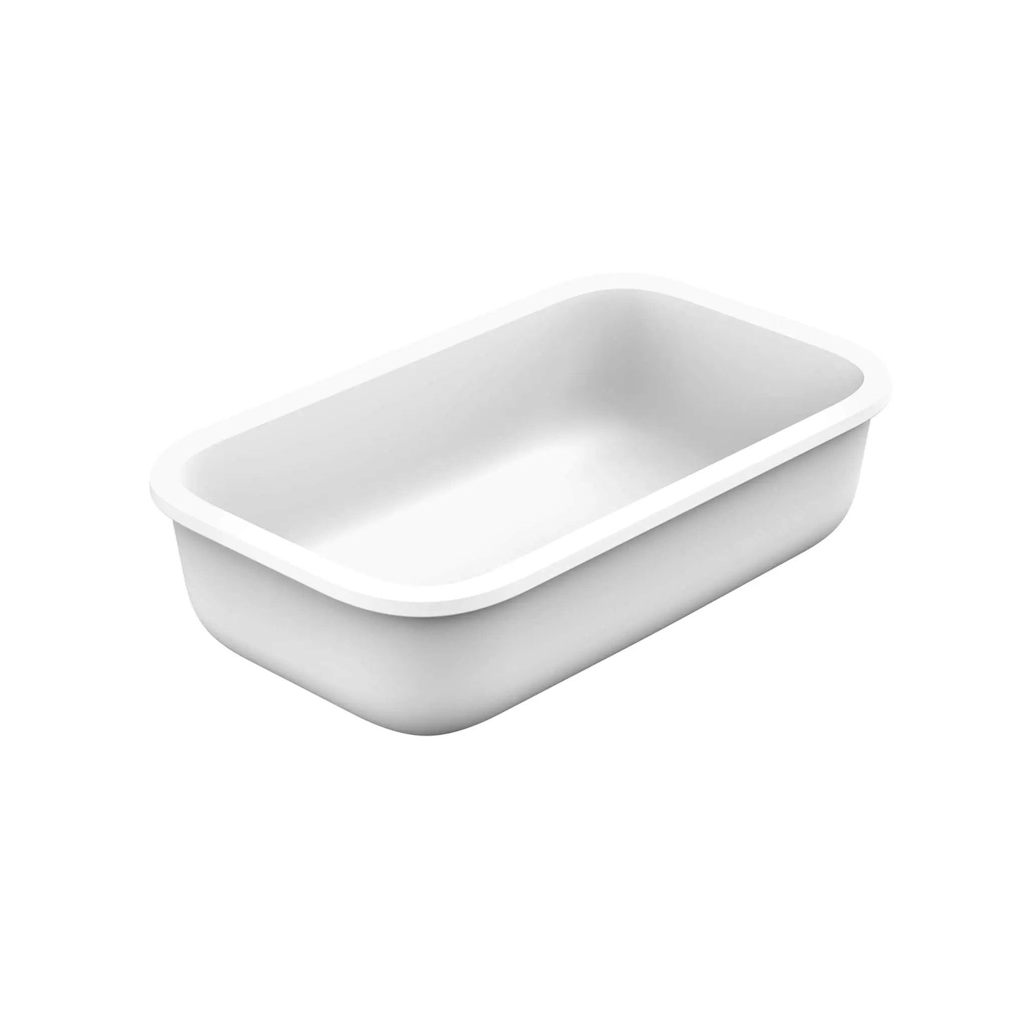 white matte sink