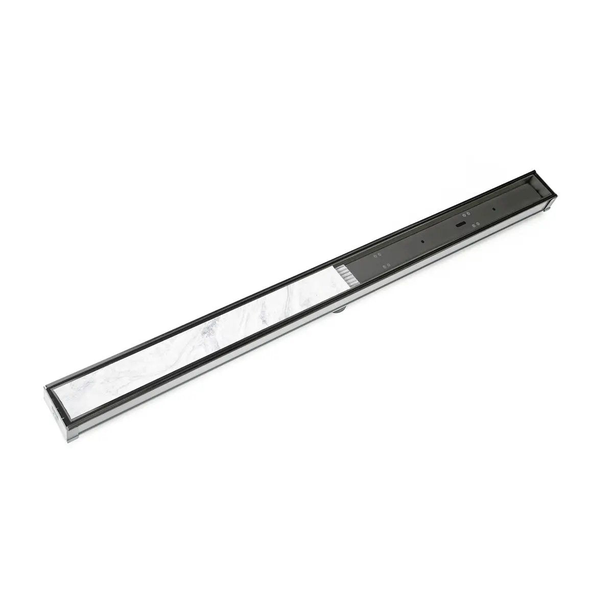 Infinity Drain 96" S-PVC Series Complete Kit with Tile Insert Frame by Infinity Drain