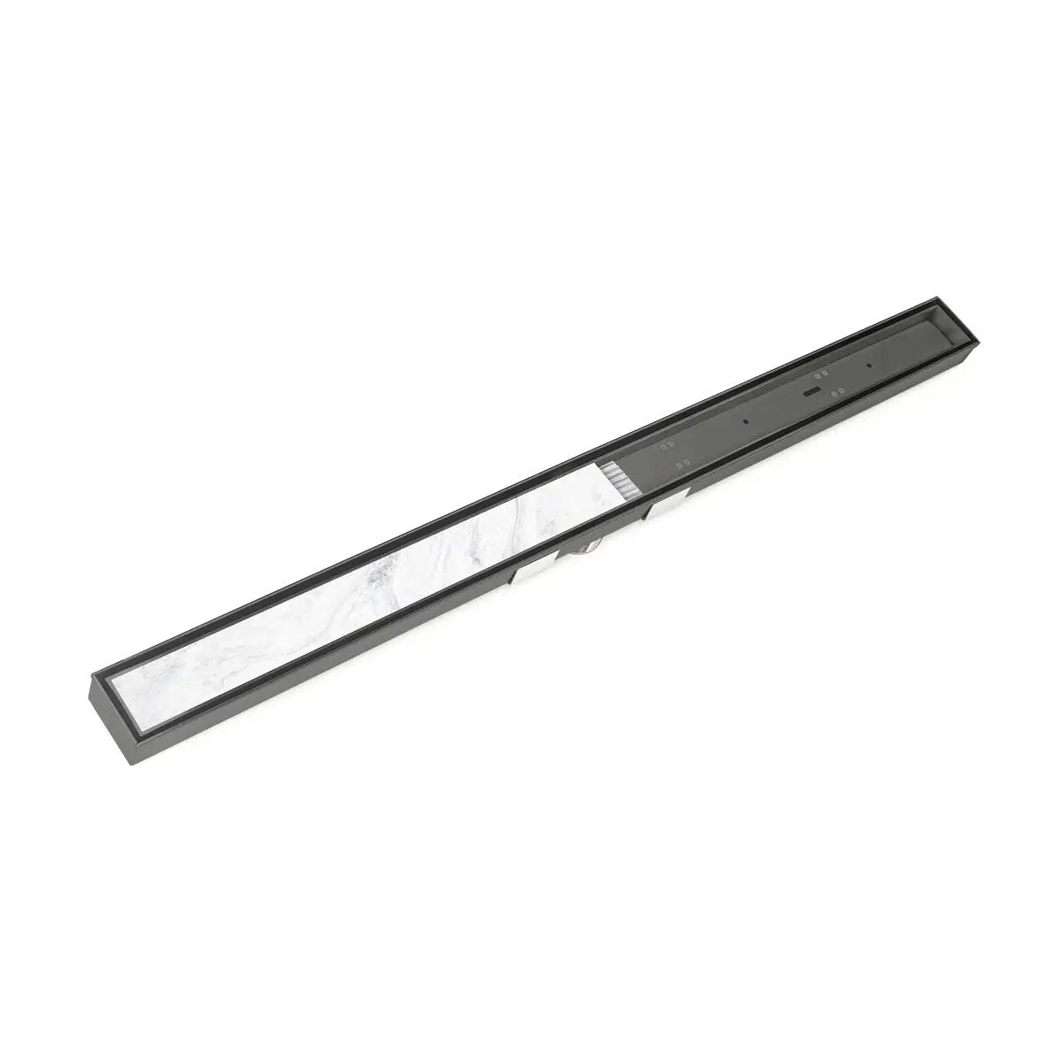 Infinity Drain 48" S-Stainless Steel Series Complete Kit with Tile Insert Frame by Infinity Drain