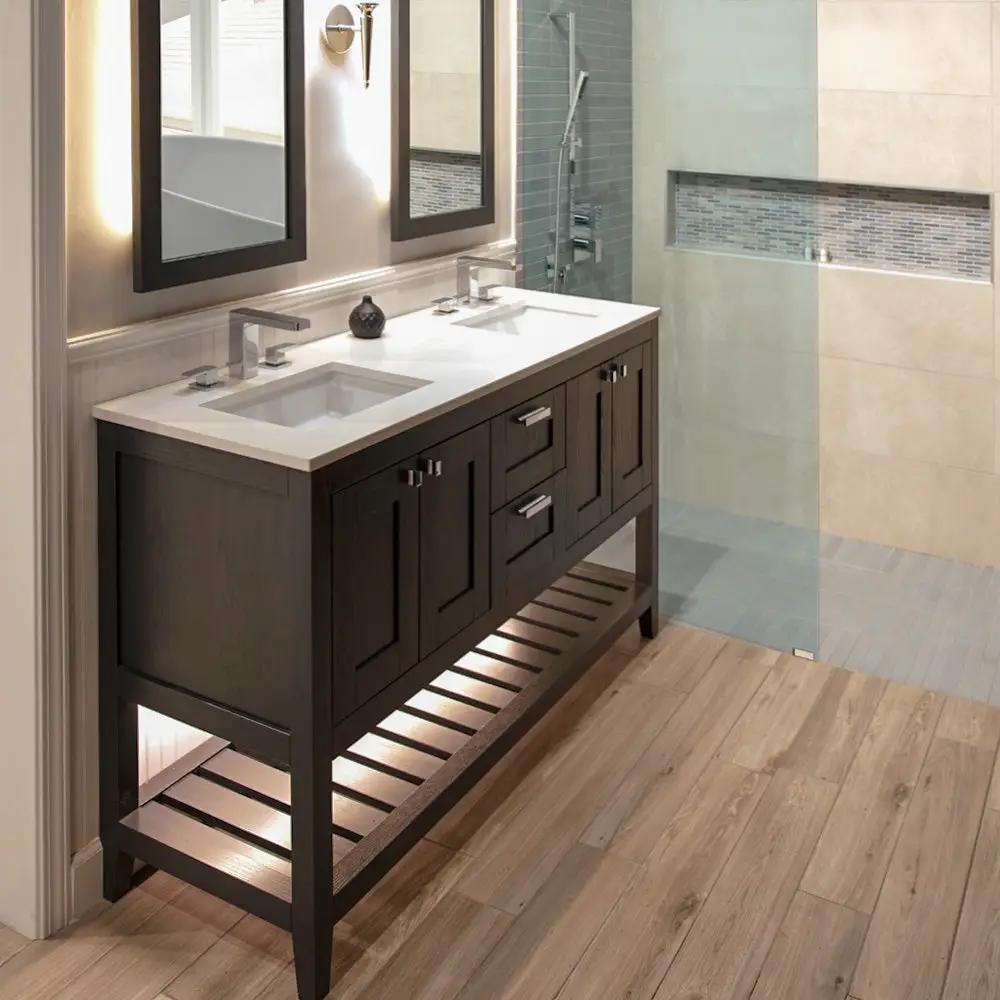 ash gray vanity