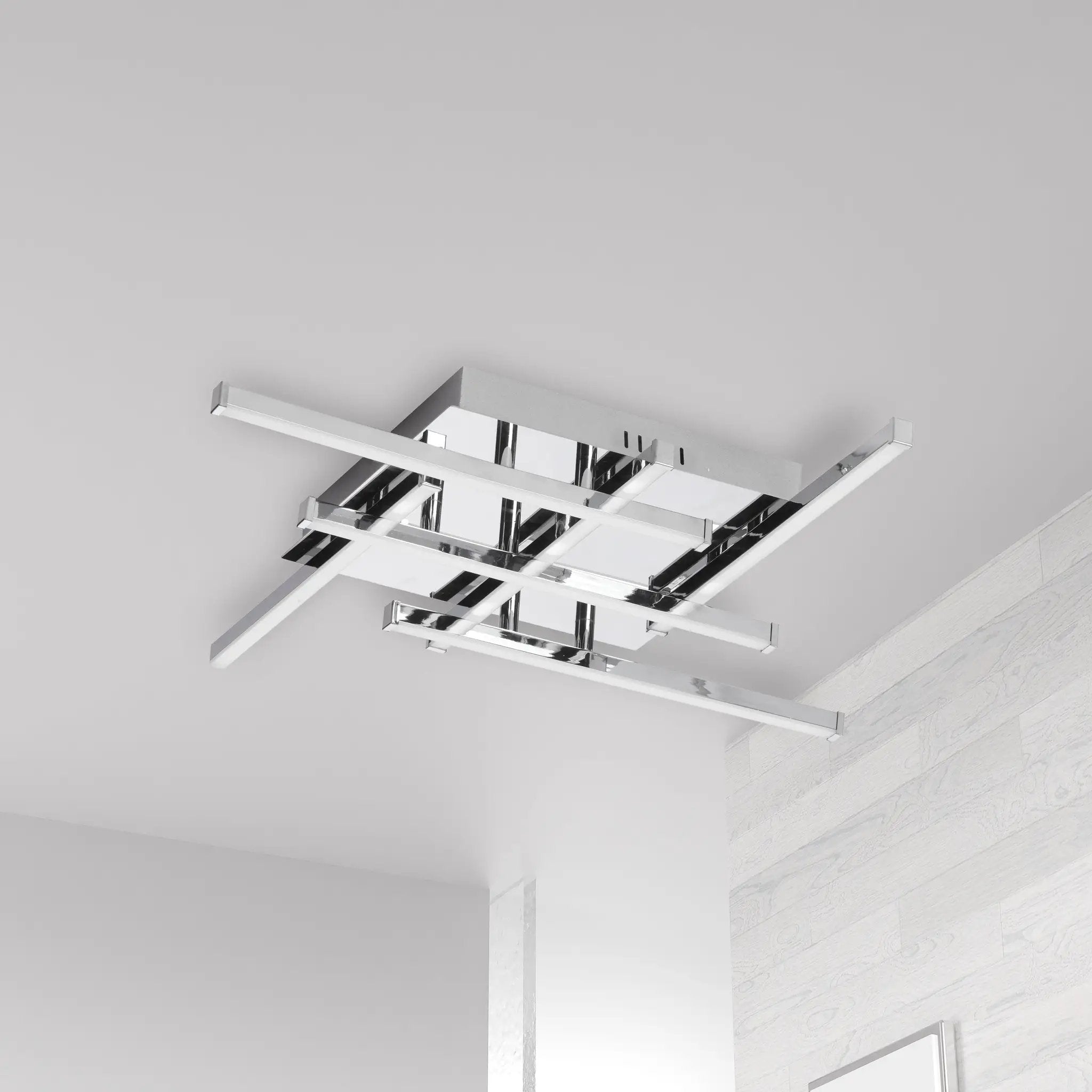 polished chrome flush mount