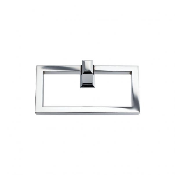polished chrome towel ring