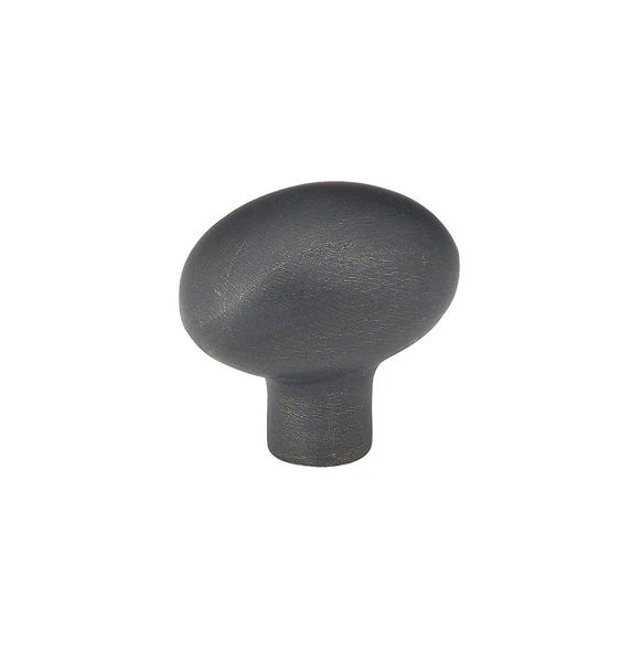 Emtek Sandcast Bronze Egg Cabinet Knob