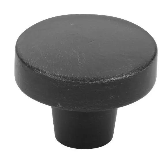 flat black bronze cabinet knob