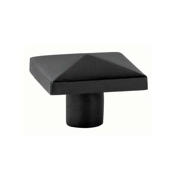 flat black bronze cabinet knob