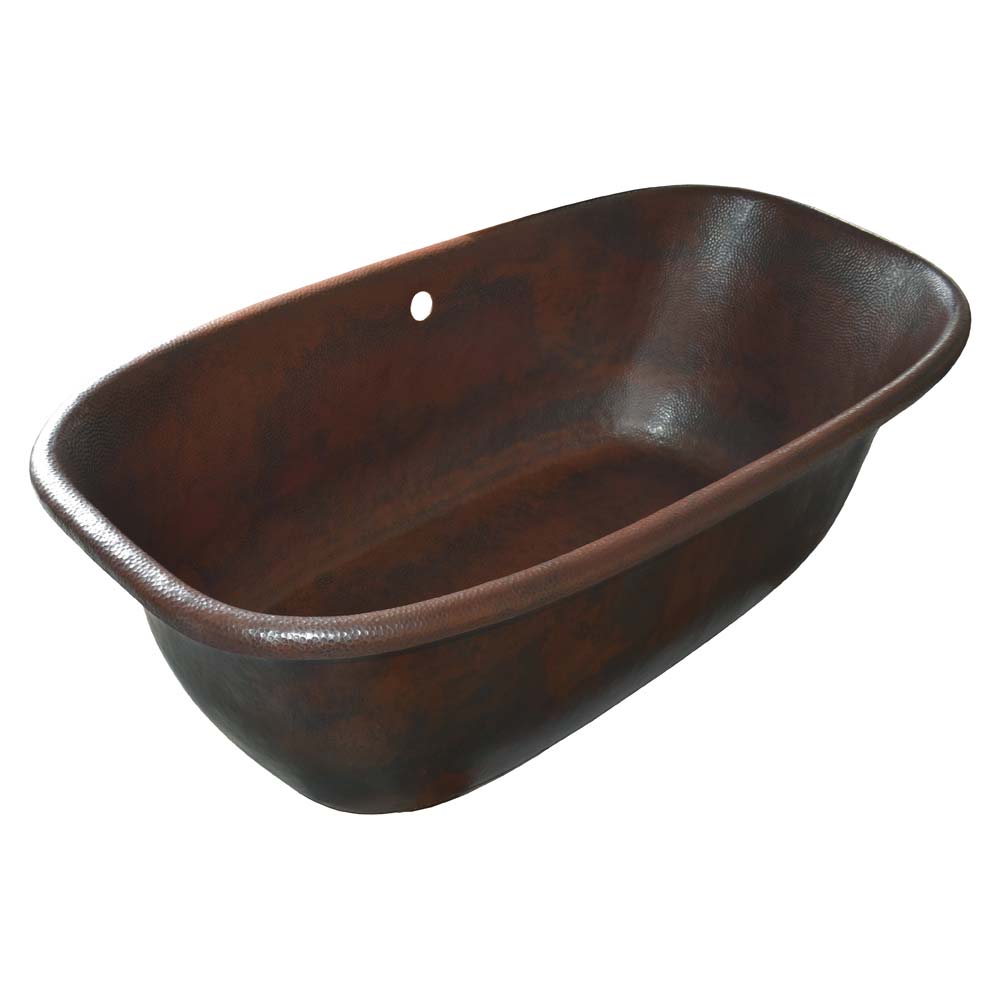 antique copper tub