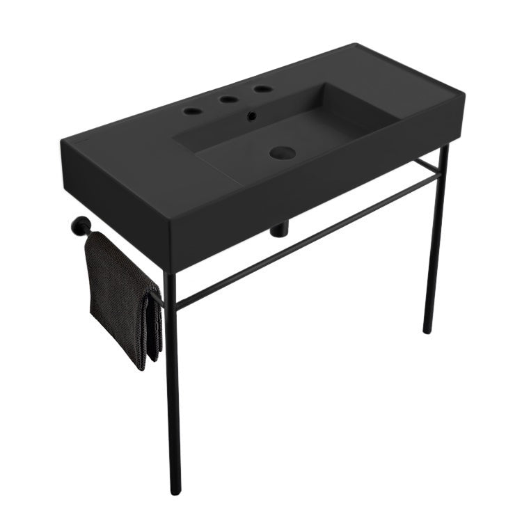 matte black bathroom sink