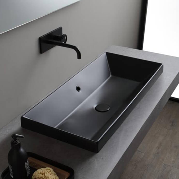 Nameeks Teorema 2 Rectangular Ceramic Drop In Sink
