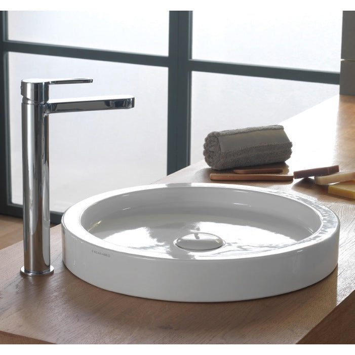 white bathroom sink