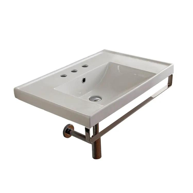 Nameeks Scarabeo 36-1/5" Ceramic Wall Mount Bathroom Sink - Includes Overflow by Nameeks