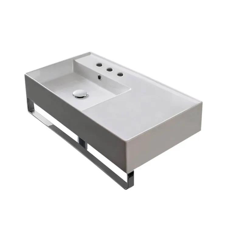 Nameeks Scarabeo Teorema 2.0 32" Ceramic Wall Mount Bathroom Sink - Includes Overflow by Nameeks