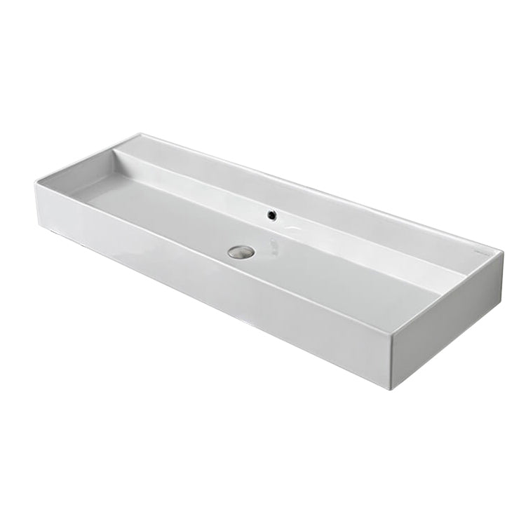 white bathroom sink