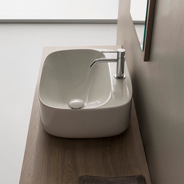 white bathroom sink