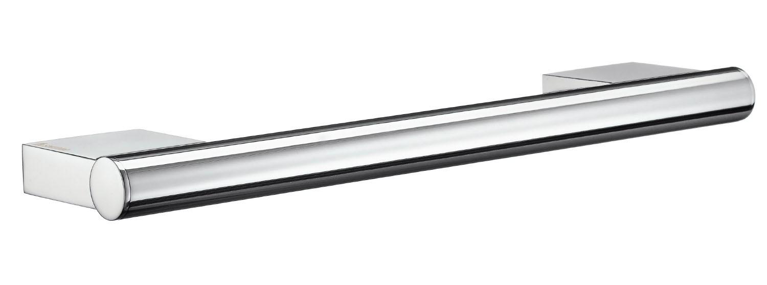 polished chrome grab bar