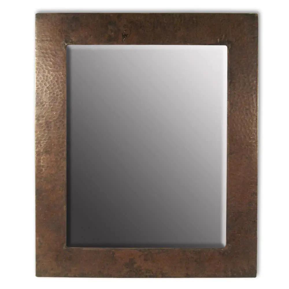 antique copper mirror