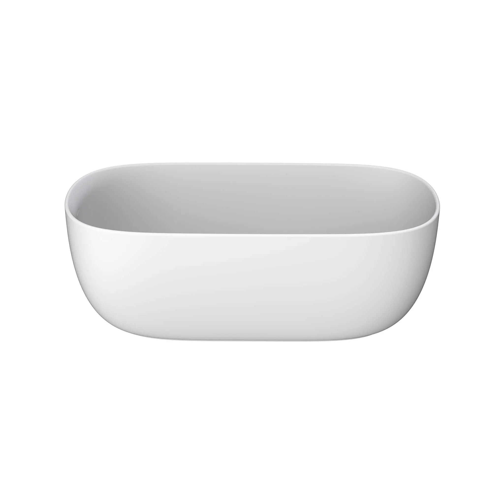 white matte bathtub