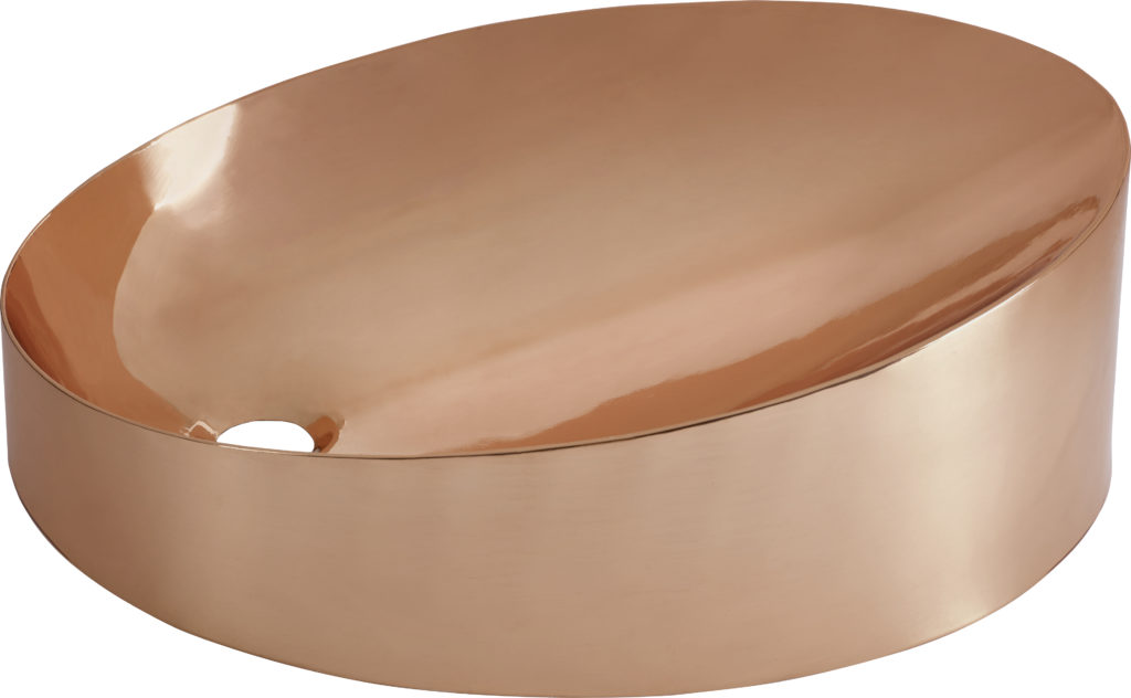 rose gold smooth sink