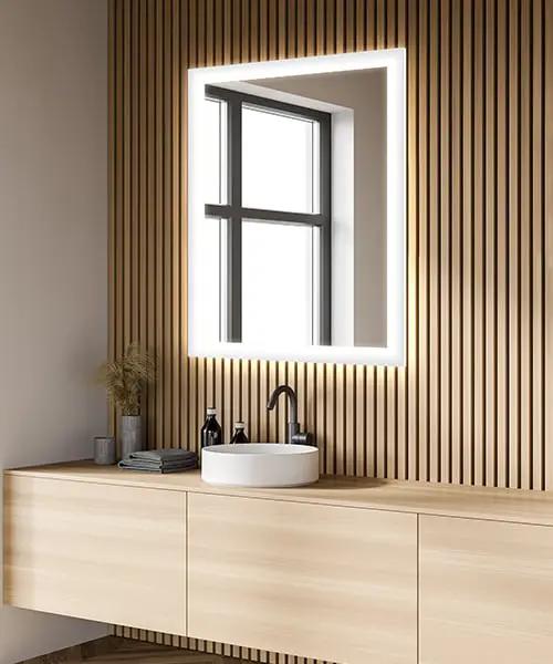 lighted mirror