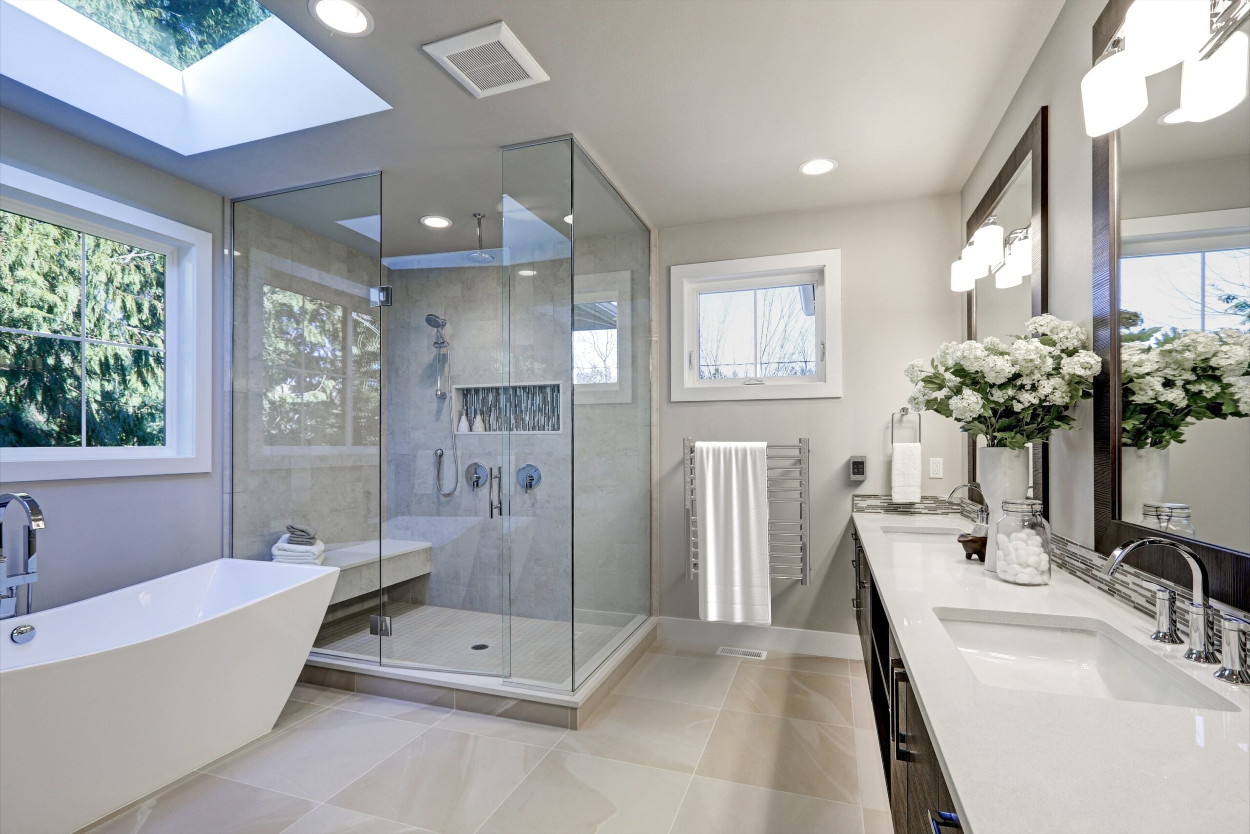 polished towel bars/racks