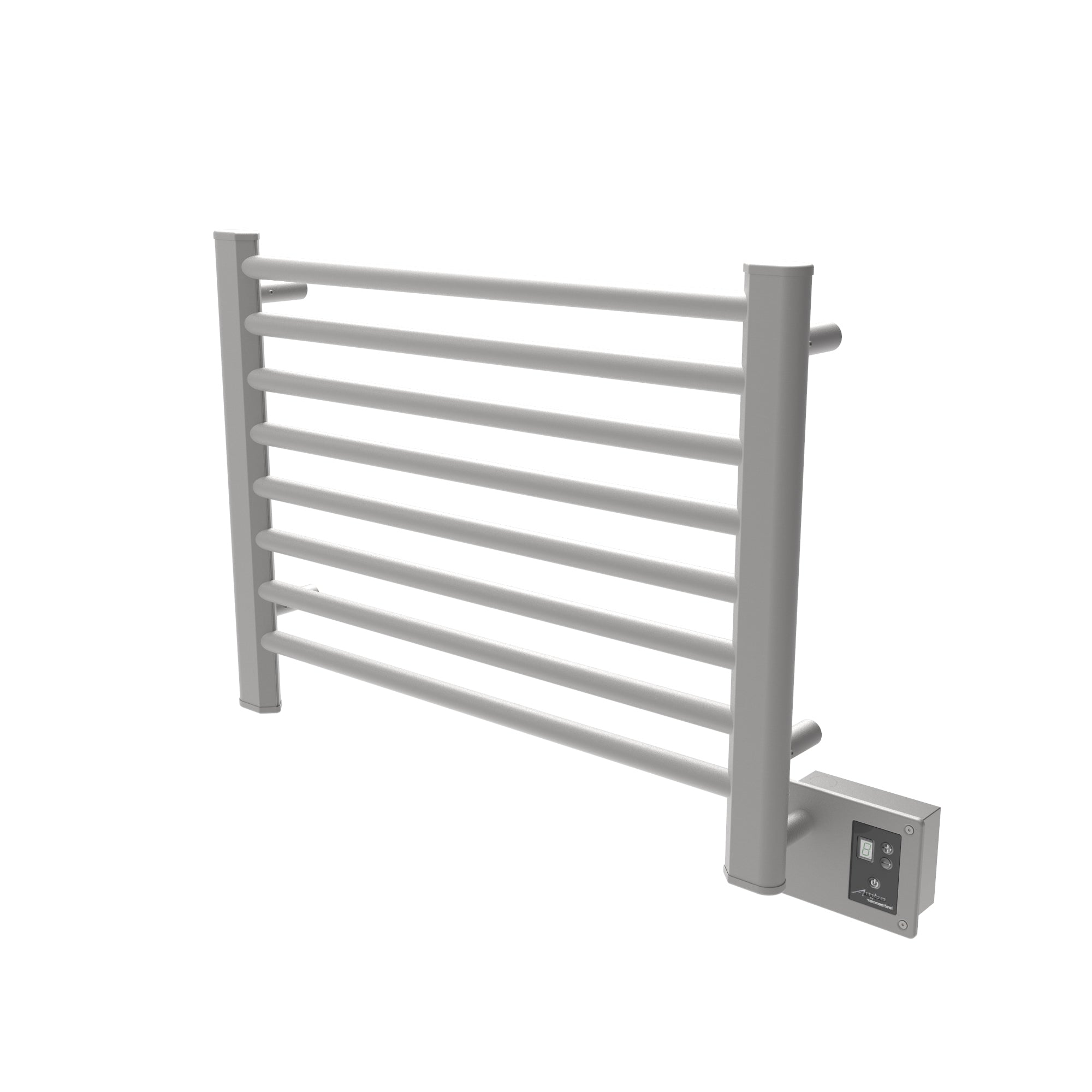 brushed stainless towel warmer