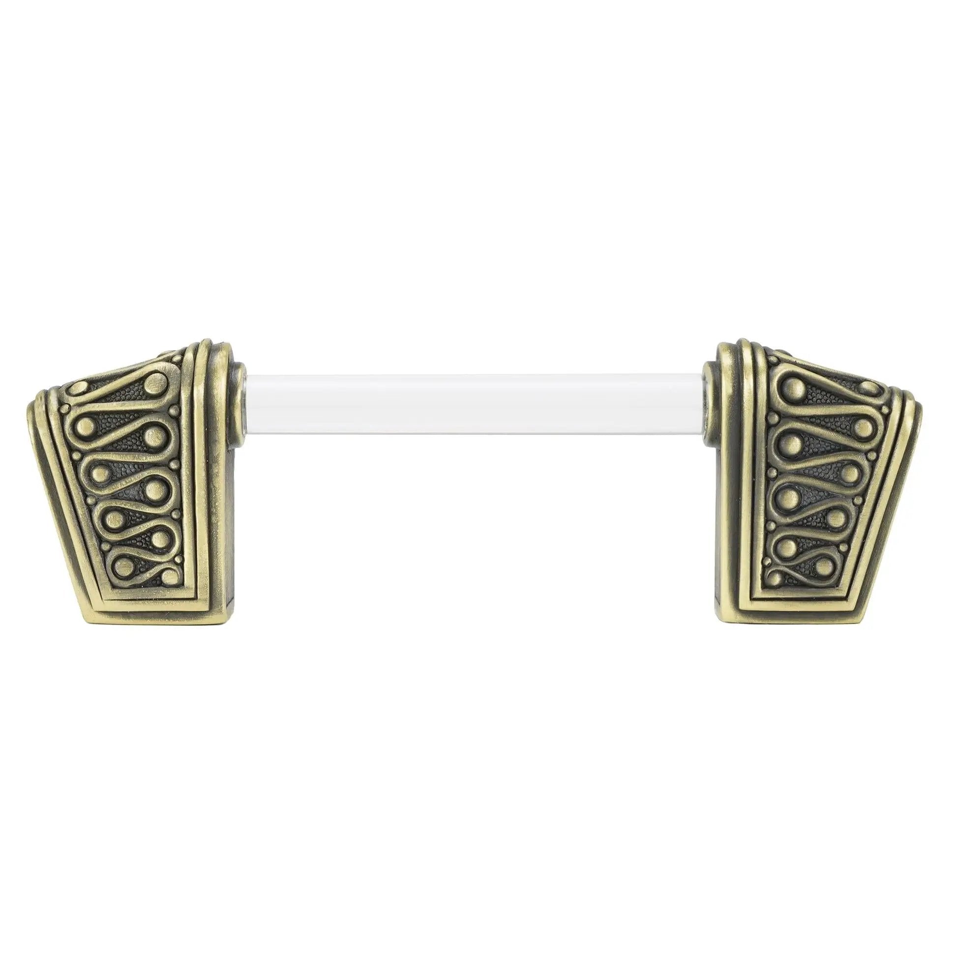 burnish brass pull