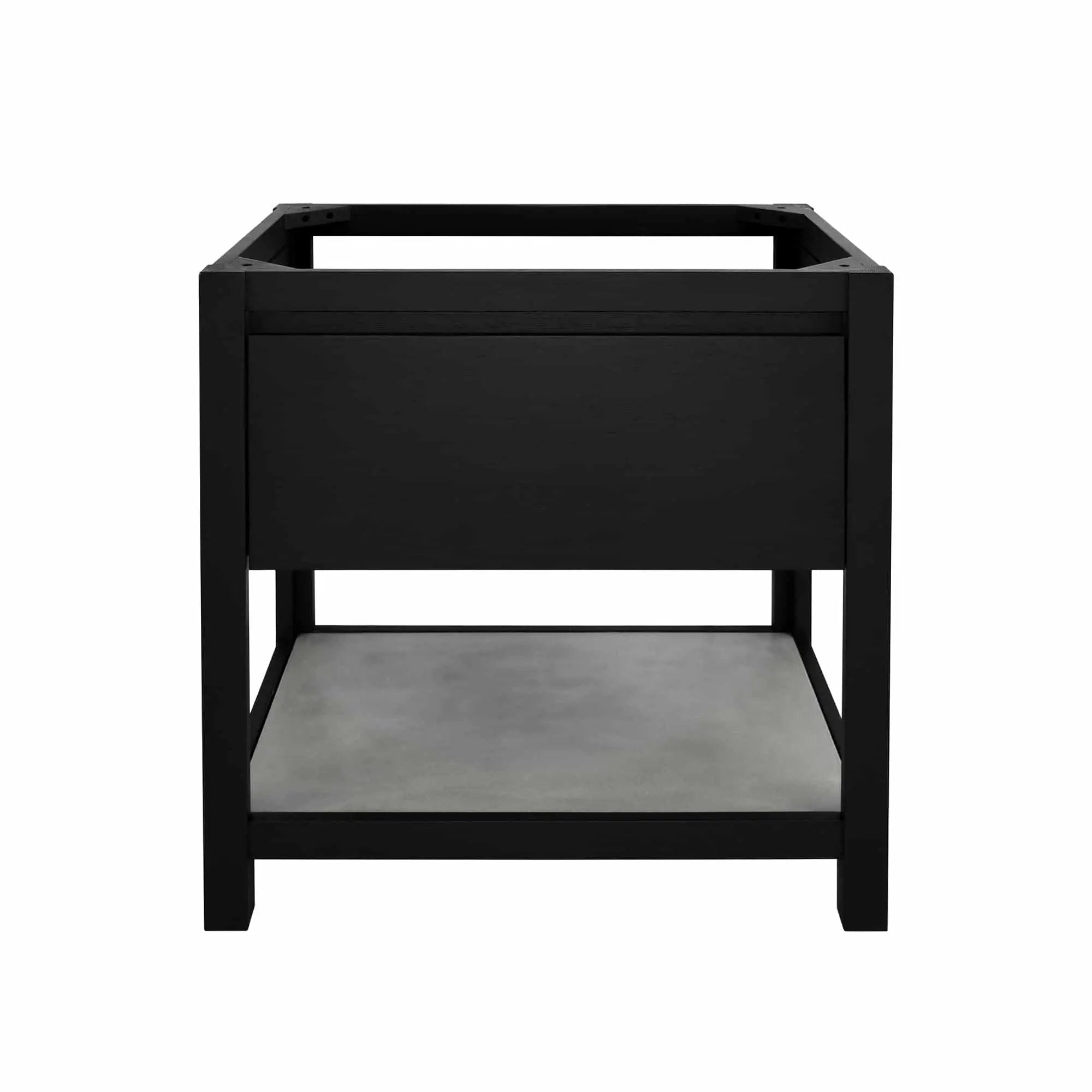 Native Trails Solace 30" Oak Bathroom Vanity Base with NativeStone Shelf in Ash by Native Trails