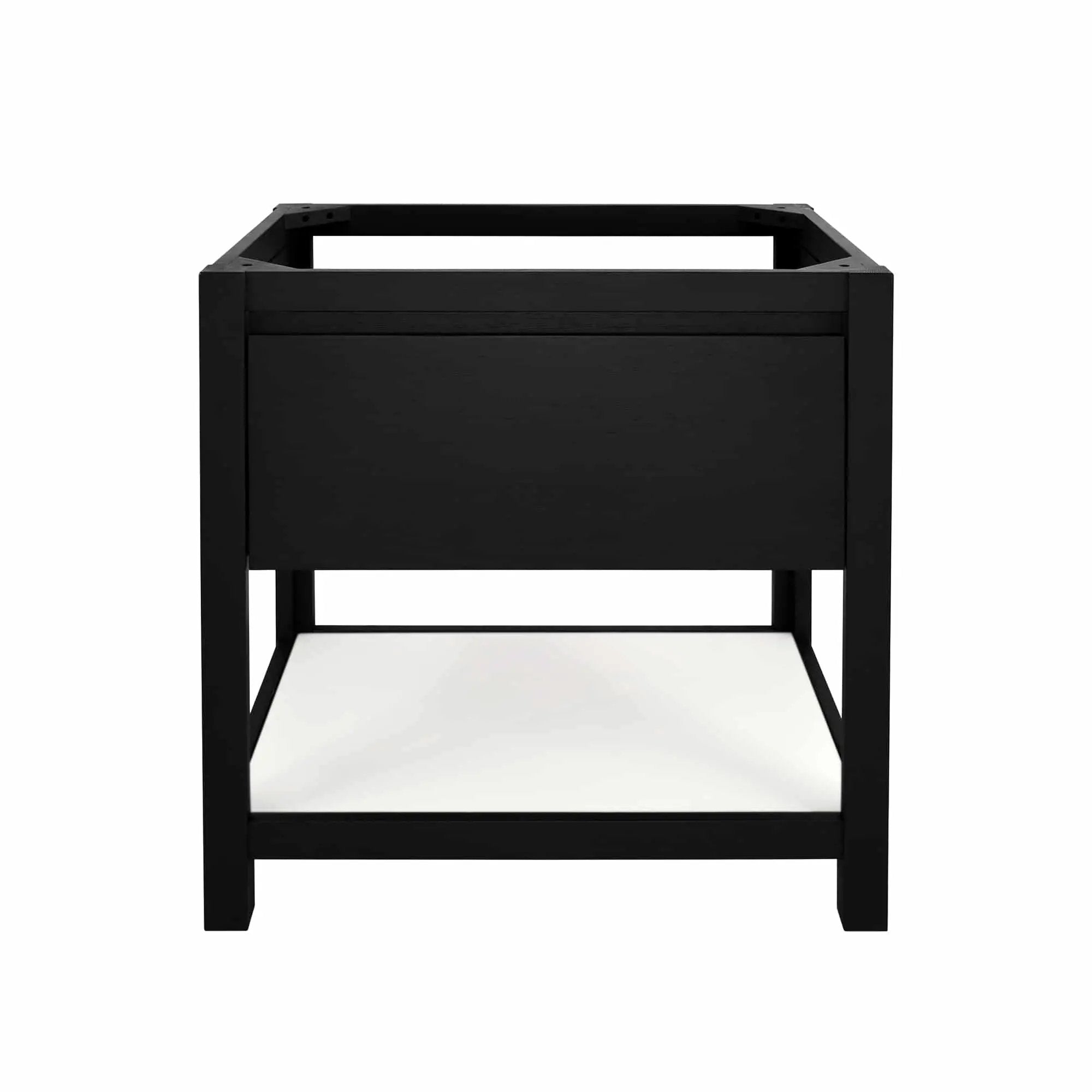 Native Trails Solace 30" Oak Bathroom Vanity Base with NativeStone Shelf in Ash by Native Trails