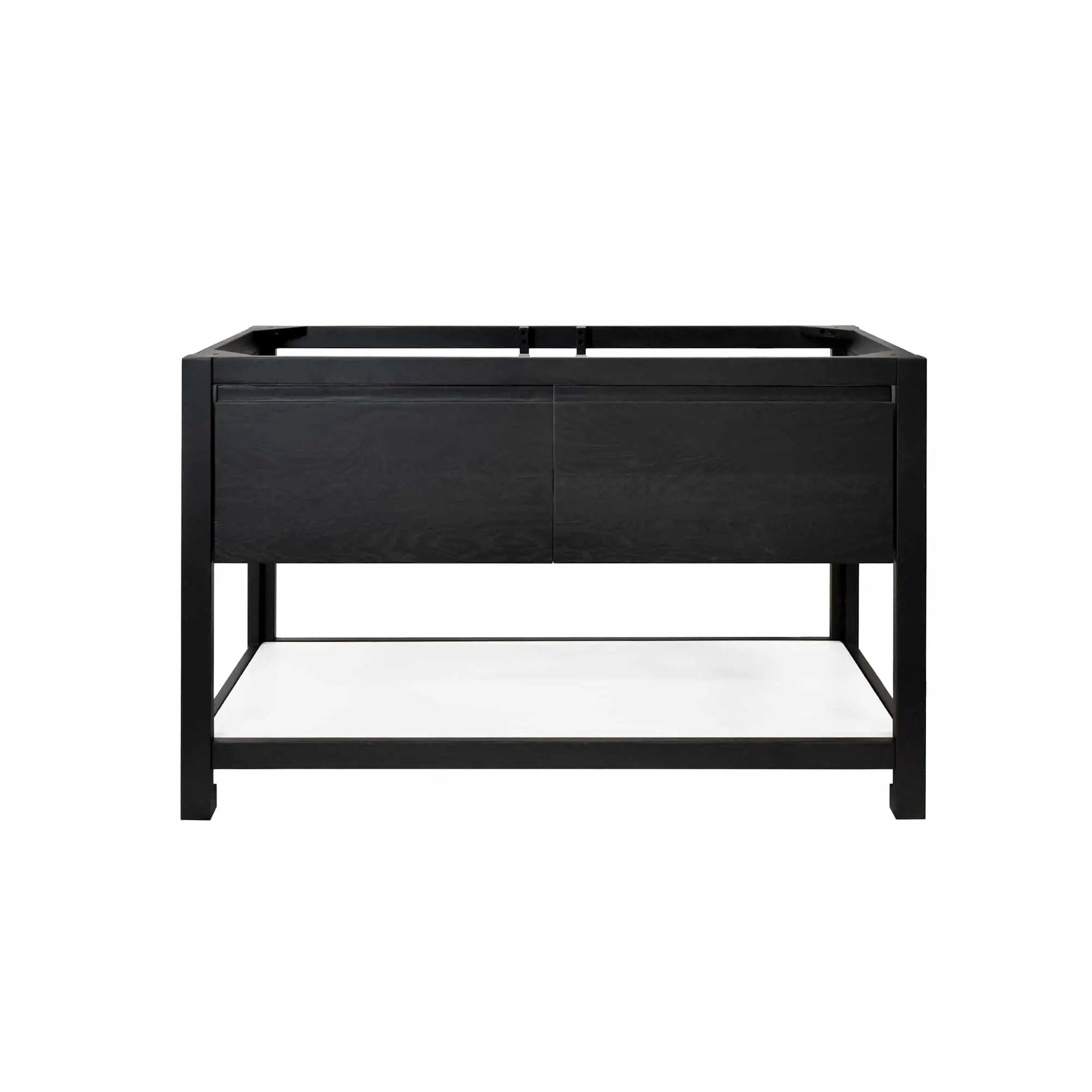 Native Trails Solace 48" Oak Bathroom Vanity Base with NativeStone Shelf in Ash by Native Trails