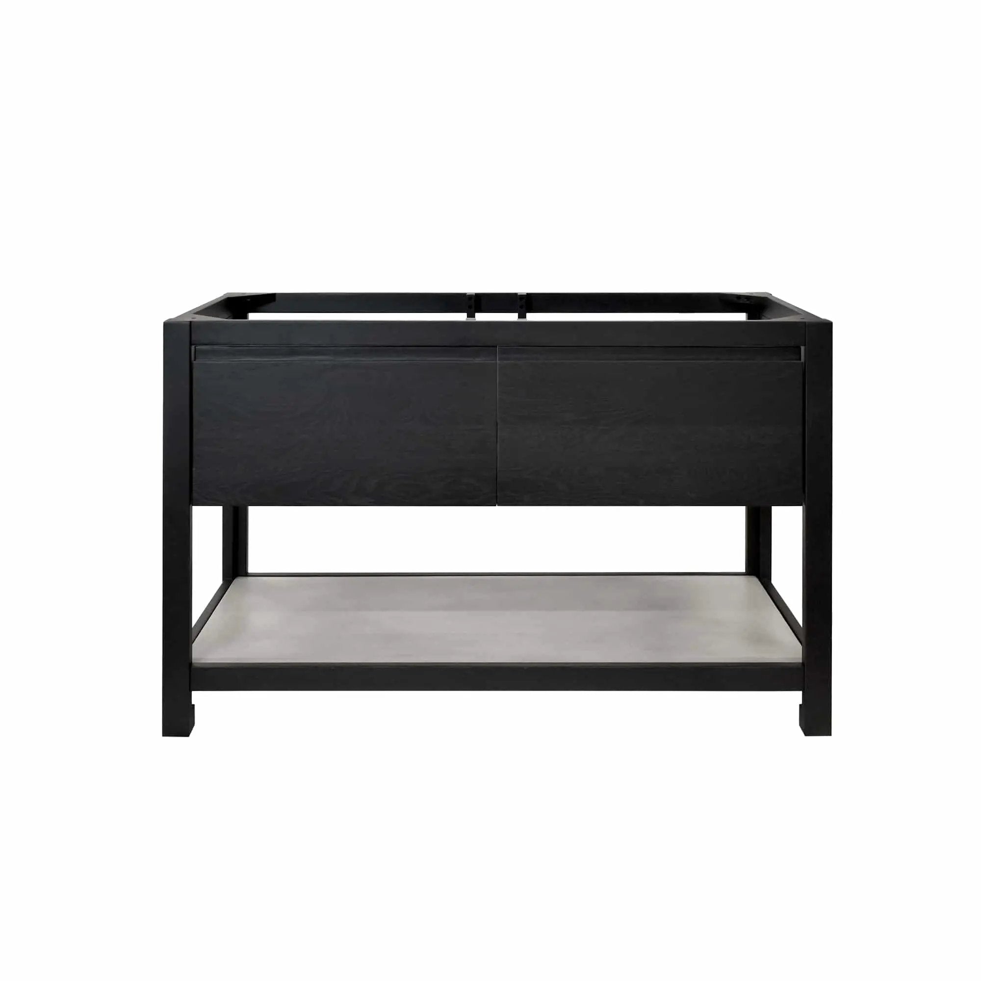 Native Trails Solace 48" Oak Bathroom Vanity Base with NativeStone Shelf in Ash by Native Trails