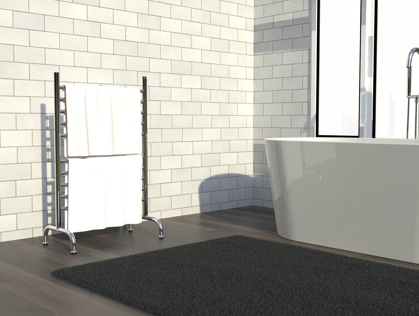 polished towel warmers