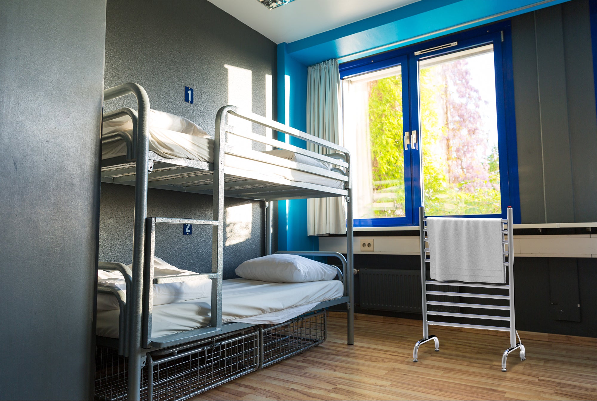 polished towel warmers