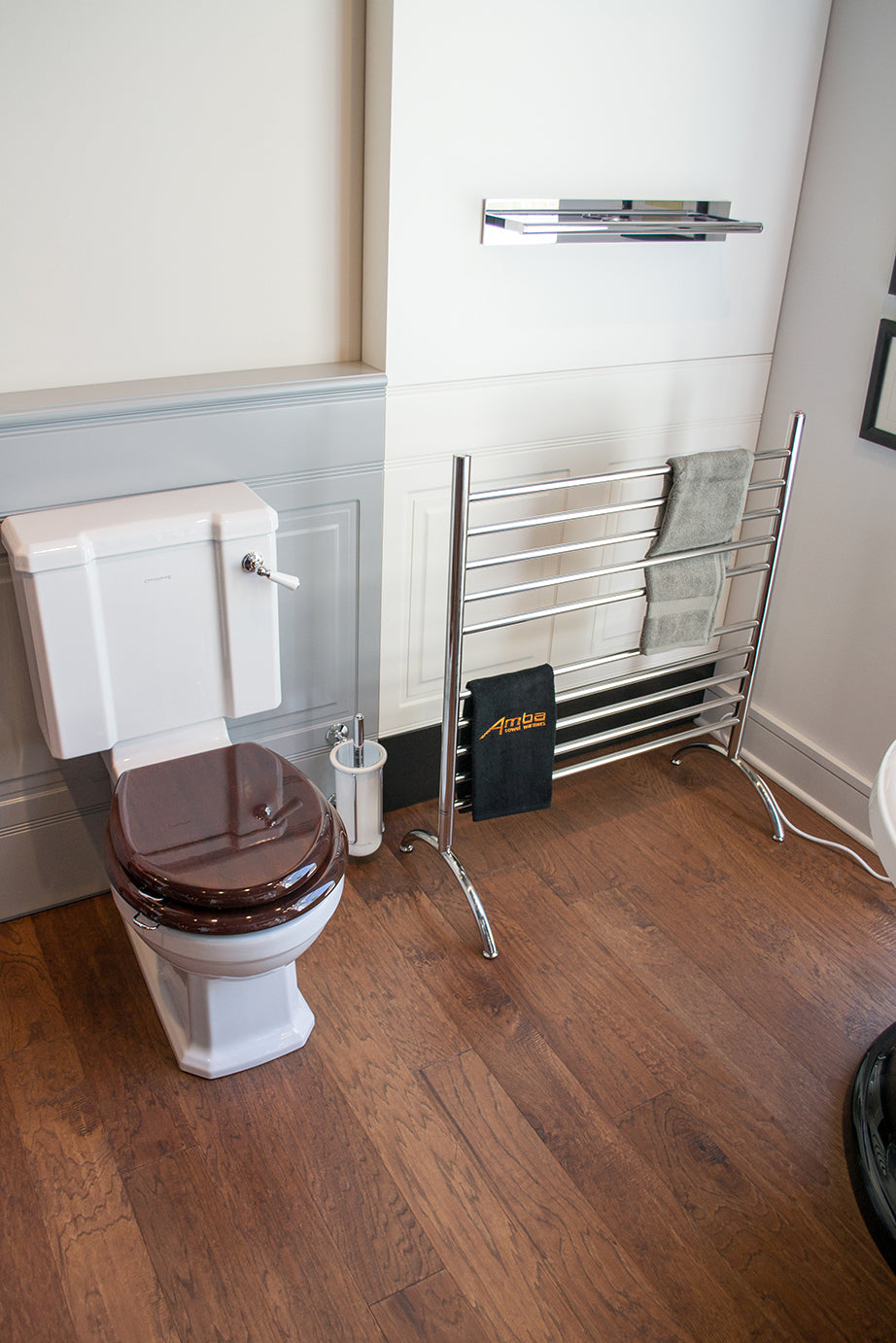 polished towel warmers