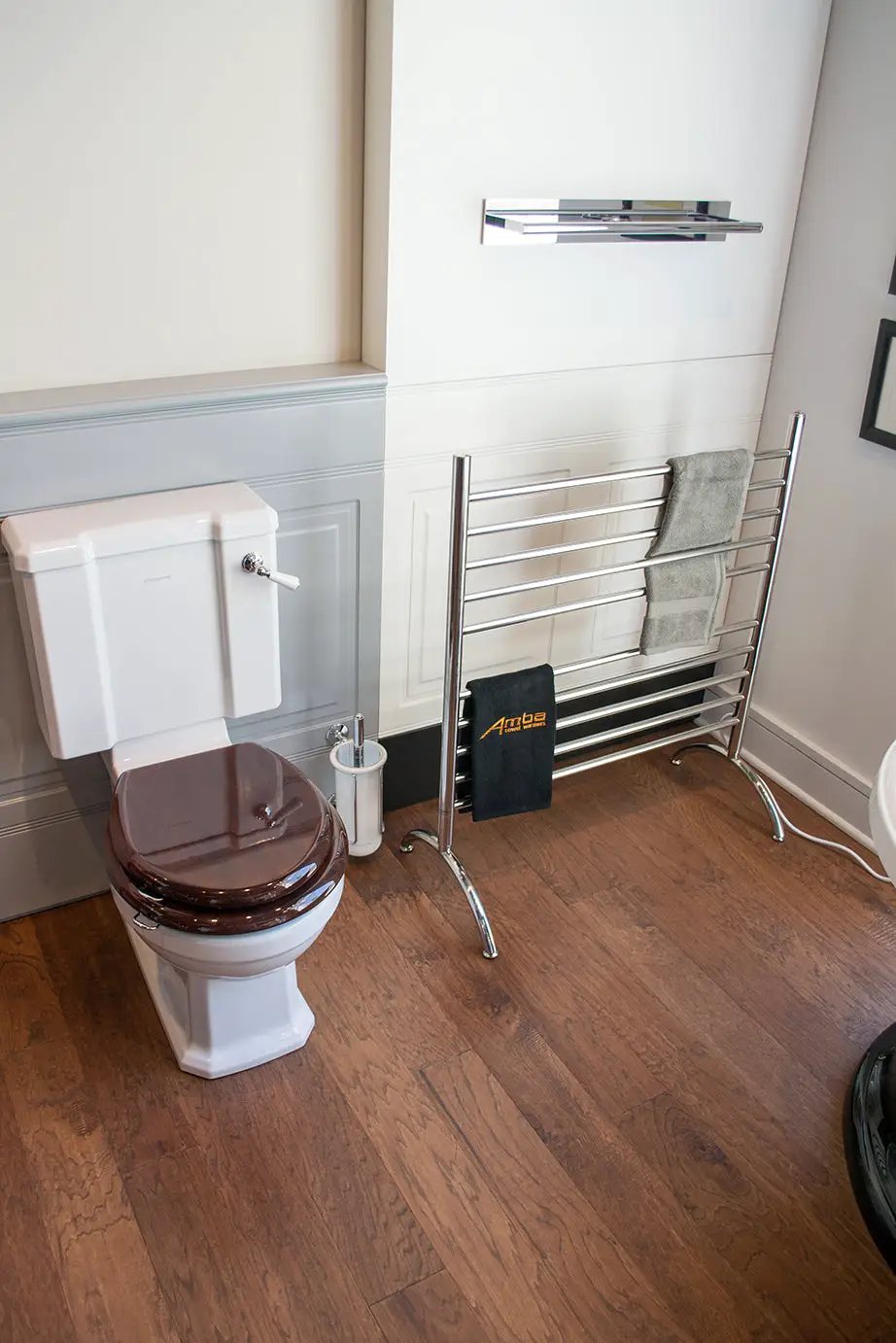 polished towel warmers