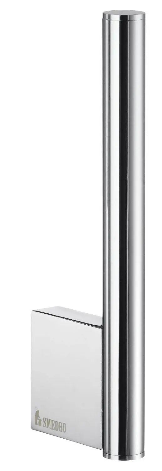 polished chrome toilet roll holder