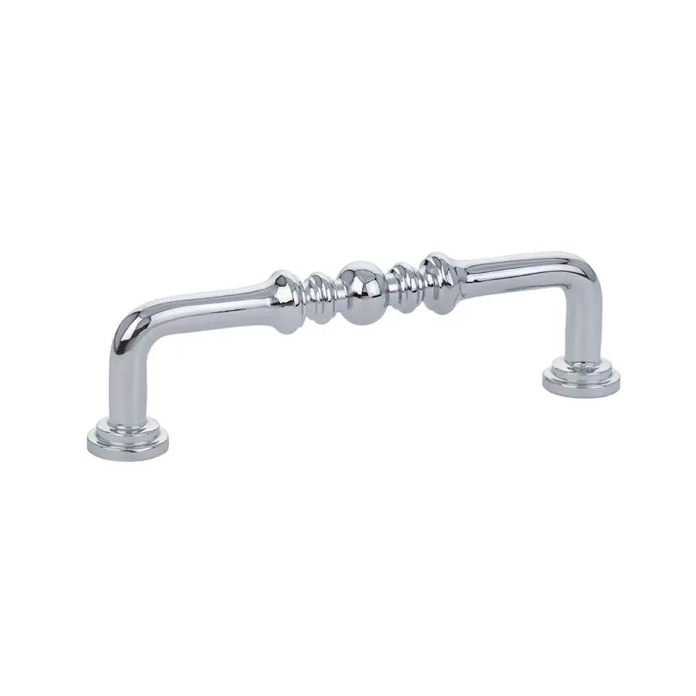 polished chrome cabinet pull